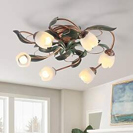 meibeileil Blumen Deckenleuchte Landhaus,Vintage