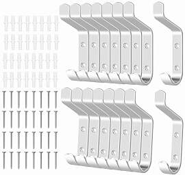 MEIJO 16 Stück Garderobenhaken kleiderhaken Wand