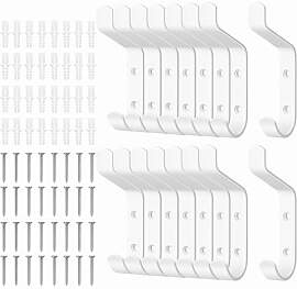 MEIJO 16 Stück Garderobenhaken kleiderhaken Wand