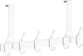 MEIJO Türgarderobe zum Einhängen Edelstahl,