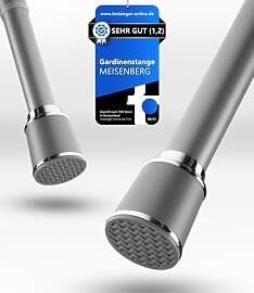 MEISENBERG Duschstange ohne Bohren 270-320cm,