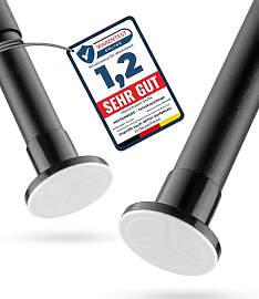 MEISENBERG Gardinenstange Klemmen 160-210cm, Matt