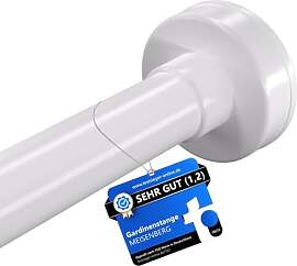 MEISENBERG Teleskopstange Vorhang 140-250cm,