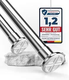 MEISENBERG Teleskopstange Vorhang 90-160cm,