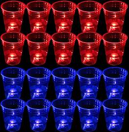 meishuneu Glow in The Dark Party Cups 16oz (473ml) 