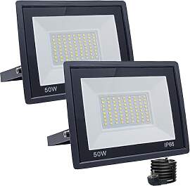 Meision LED Strahler Außen 50W, Scheinwerfer Mit