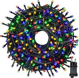Meision Lichterkette Außen Strom 30m 300LED Innen 
