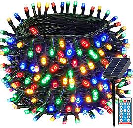 Meision Solar Lichterkette Außen 20m 200LEDs