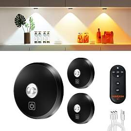 MEKKLEON vitrinenbeleuchtung led kabellos mit