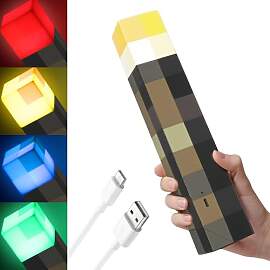 Meleager 3D Fackel Licht, 28CM Fackel Nachtlicht,
