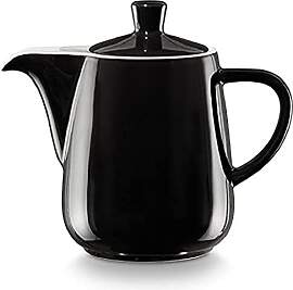 Melitta Pozellankanne, Schwarz, 0,6 L Kanne
