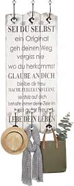 Melko Wandpaneel Garderobe Wand 100x40x3,5 cm mit