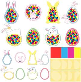 mellystore Ostern Basteln Kinder, 12 Stück