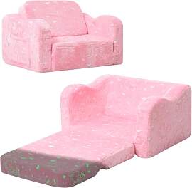 MeMoreCool Kindersofa Ausklappbar, Kindercouch,