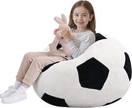 MeMoreCool Sitzsack Kinder Fußball Design –
