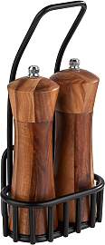 Menage-Set APS, braun, B:8,5cm H:24cm,