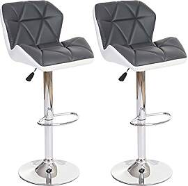 Mendler 2er-Set Barhocker HWC-A92, Barstuhl