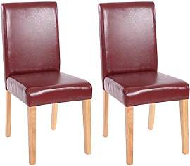 Mendler 2er-Set Esszimmerstuhl Stuhl Küchenstuhl