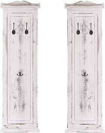 Mendler 2er-Set Garderobe T33, Wandgarderobe