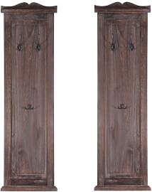 Mendler 2er-Set Garderobe T33, Wandgarderobe