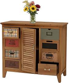 Mendler Apothekerkommode HWC-O63, Schrank