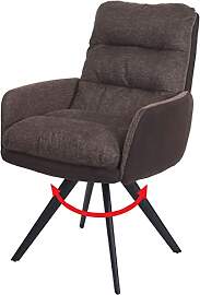 Mendler Esszimmerstuhl HWC-G66, Küchenstuhl