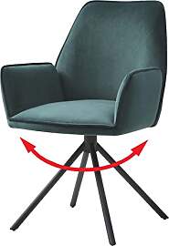 Mendler Esszimmerstuhl HWC-G67, Küchenstuhl Stuhl 