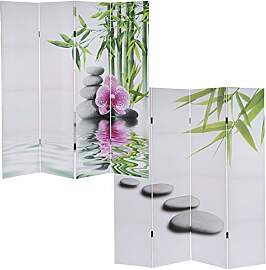 Mendler Foto-Paravent T234, Paravent Trennwand
