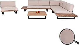 Mendler Garten-Garnitur mit Sessel HWC-H54,