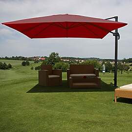 Mendler Gastronomie-Ampelschirm HWC-A96, 3x4m