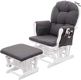 Mendler Relaxsessel HWC-C76, Schaukelstuhl Sessel