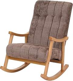 Mendler Schaukelstuhl HWC-K10, Relaxsessel, Holz