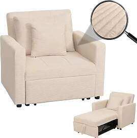 Mendler Schlafsessel HWC-L90, Klappsessel