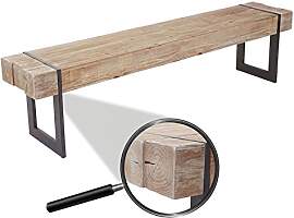 Mendler Sitzbank HWC-A15, Esszimmerbank Bank,