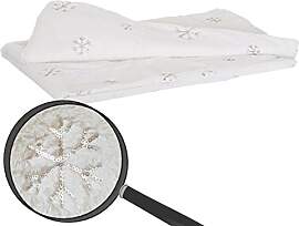Mendler Wohndecke Schnee, Tagesdecke Kuscheldecke