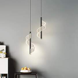 Mengjay Moderne LED Rund Esstisch Kronleuchter