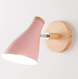 Mengjay Wandleuchte Holz Innen E27 Wandlampe
