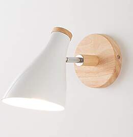Mengjay Wandleuchte Holz Innen E27 Wandlampe