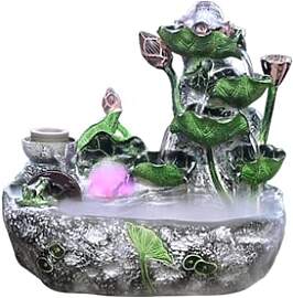 MENGLI-2024 Zimmerbrunnen Tischbrunnen Lotus Feng