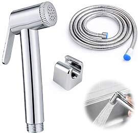 Menibeuty WC Handbrause Bidet Set, mit Halter ABS