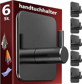 Menz Handtuchhaken ohne Bohren, 6 Stk. –