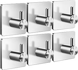 Menz Handtuchhalter ohne Bohren, 6 St. im Set -