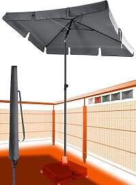 Menz Sonnenschirm Balkon inkl. Sonnenschirmhülle
