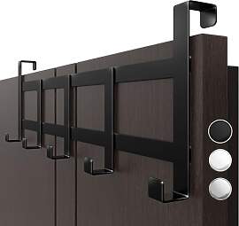 Menz Türgarderobe, Edelstahl - Schwarze