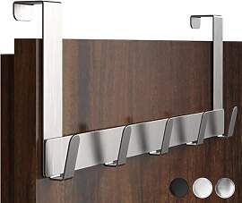 Menz Türgarderobe zum Einhängen aus Edelstahl,