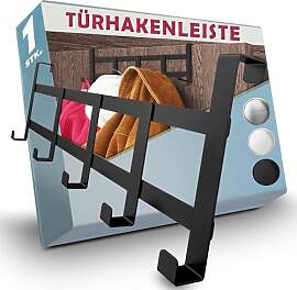 Menz Türgarderobe zum Einhängen - Schwarze