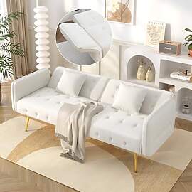 Merax 2-Sitzer Sofabett mit Bettfunktion,