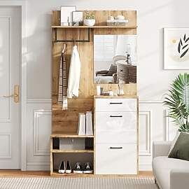 Merax Garderoben-Set Wandgarderobe, Flurgarderoben 