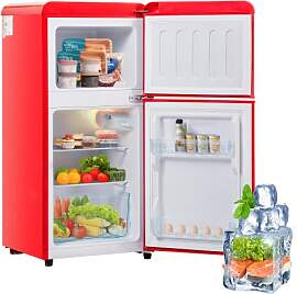 Merax Retro Kühlschrank mit Gefrierfach –