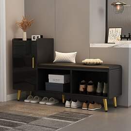 Merax Schuhschrank mit Sitzbank, Schuhbank mit